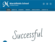 Tablet Screenshot of marshfields.co.uk